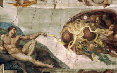 Le pastafarisme, fake cult et vrais enjeux